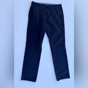 Old Navy Ultimate Slim Built-In Flex Pants Mens 34x32 Black Chino Stretch